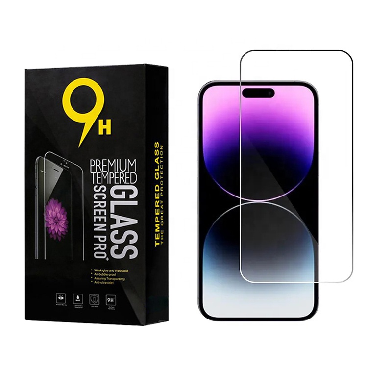 High quality hot selling 2.5D 3D 9H transparent high-definition tempered glass screen protector suitable for Apple iPhone 11 12 13 14 15 16 17 Pro Max
