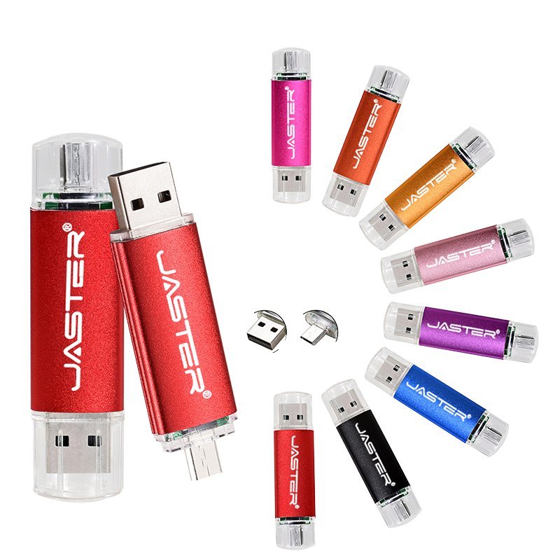 New Product Arrives Customized Logo 32GB Capacity Type-C OTG USB 2.0 Flash Drive New Metal Memory with USB Stick