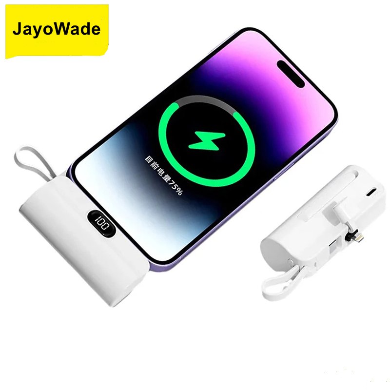 Factory 5000mAh mini portable power pack external battery plug power pack C-type fast and effective charger suitable for Apple, Samsung, Huawei