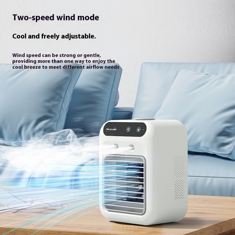 3-in-1 portable fan air conditioner humidifier cooling USB fan air cooler water mist humidification fan