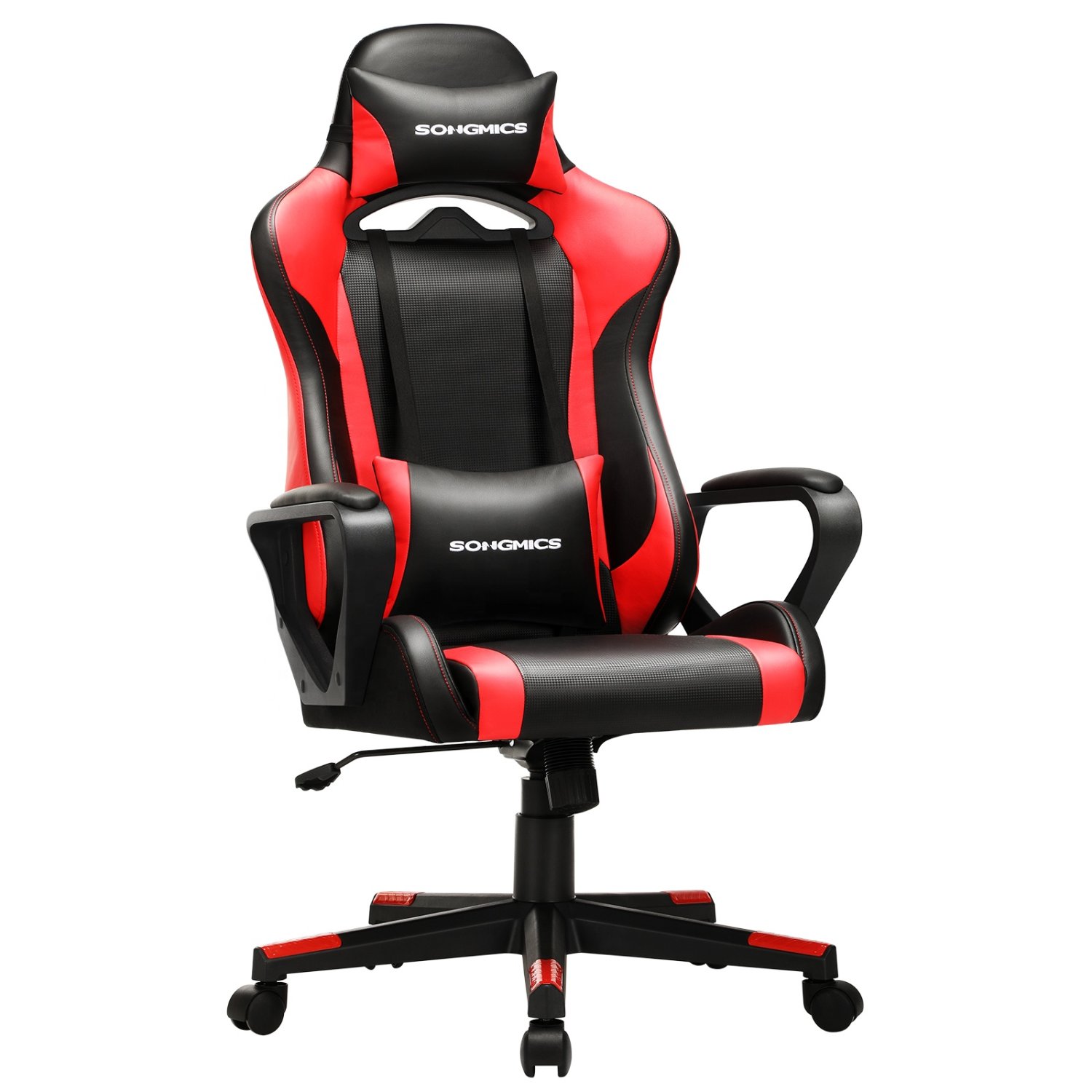 SONGMICS Wholesale Custom PU Leather Office Adult Ergonomic RGB Racing Computer Silla Gaming Chair for Sale